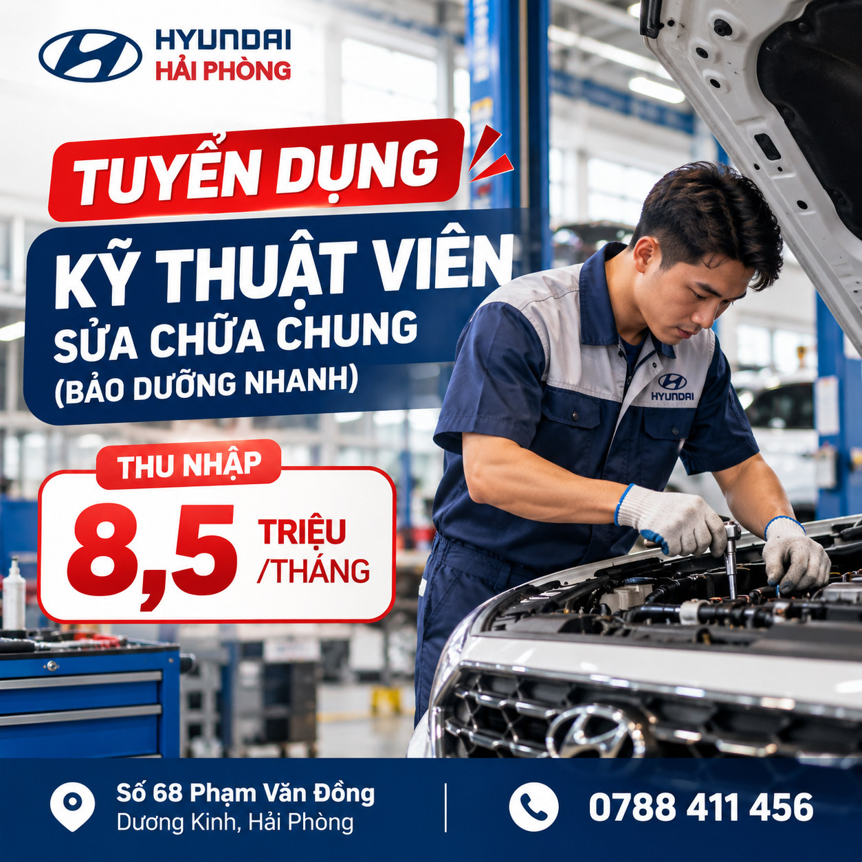 Kỹ thuật viên Sửa chữa chung (Bảo dưỡng nhanh)